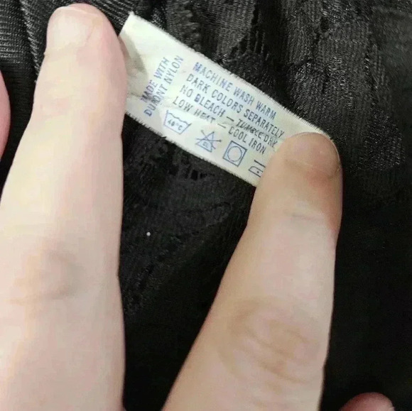 EUC! Vanity fair chemise black tank top! - Picture 3 of 4